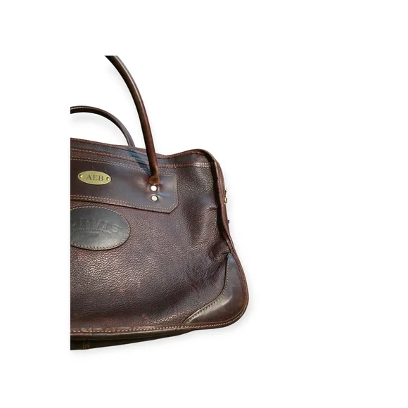 Orvis Bullhide Leather Expandable Briefcase